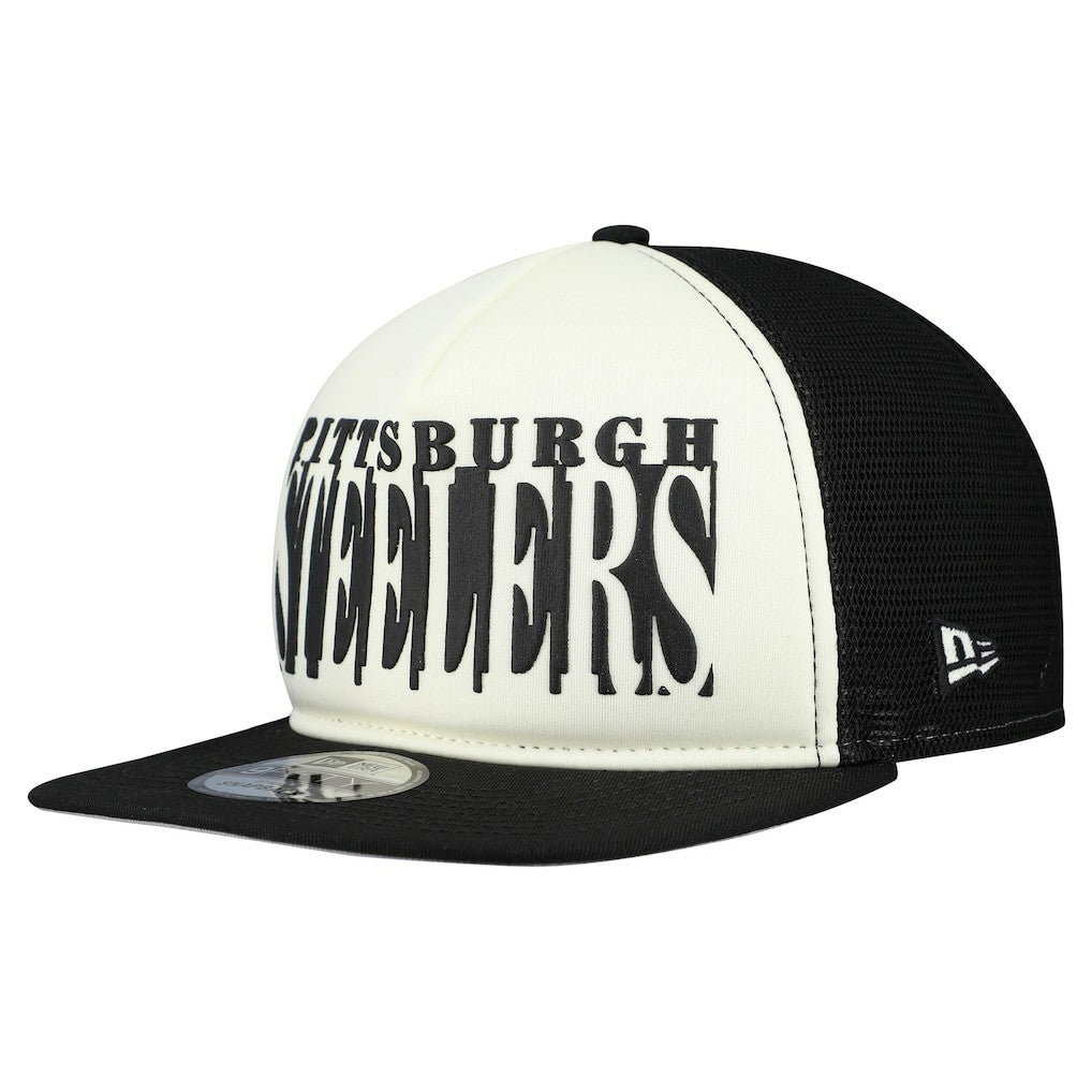 Pittsburgh Steelers New Era Cutout A-Frame 9FIFTY Snapback Hat
