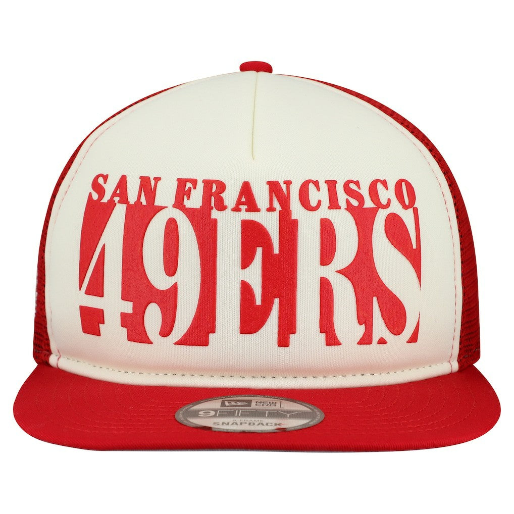 San Francisco 49ers New Era Cutout A-Frame 9FIFTY Snapback Hat