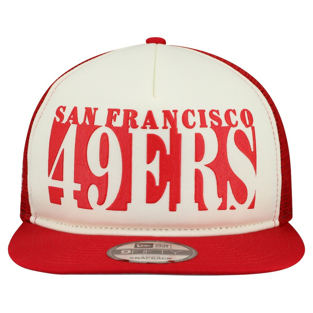 San Francisco 49ers New Era Cutout A-Frame 9FIFTY Snapback Hat