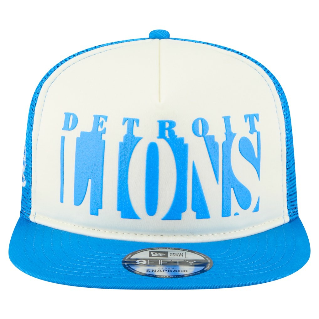 Detroit Lions New Era Cutout A-Frame 9FIFTY Snapback Hat
