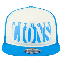 Detroit Lions New Era Cutout A-Frame 9FIFTY Snapback Hat