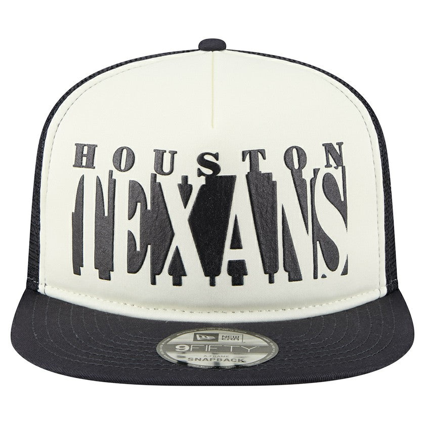 Houston Texans New Era Cutout A-Frame 9FIFTY Snapback Hat