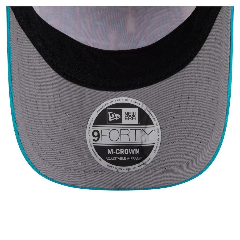 Miami Dolphins New Era Throwback Two-Tone Sided Corduroy 9FORTY A-Frame Adjustable Hat