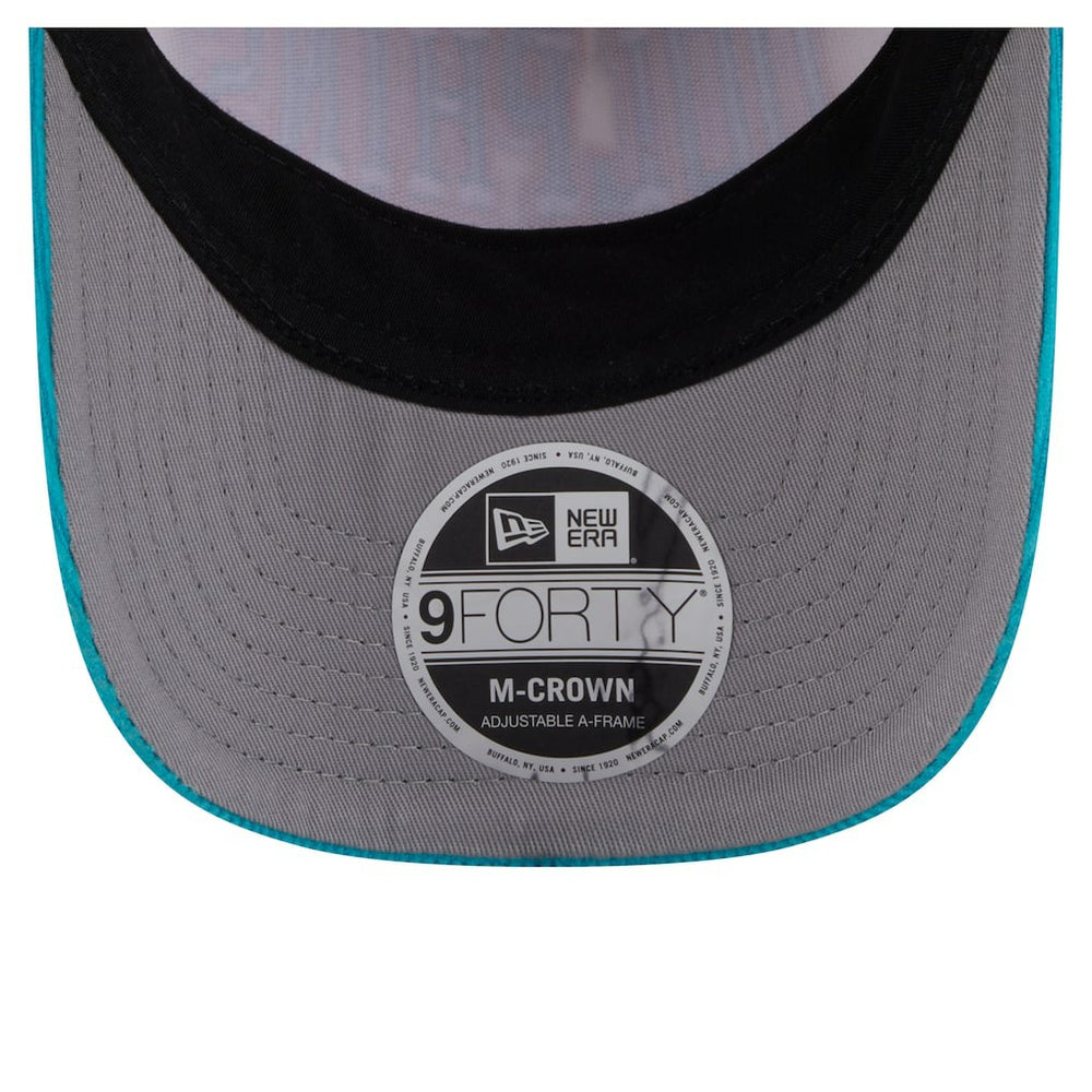 Miami Dolphins New Era Throwback Two-Tone Sided Corduroy 9FORTY A-Frame Adjustable Hat