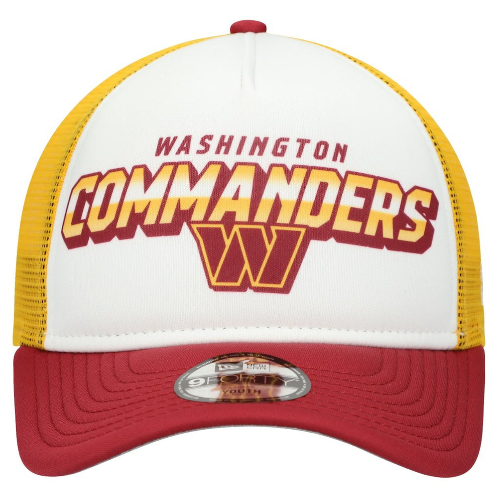 Washington Commanders New Era Youth Streak 9FORTY A-Frame Adjustable Hat