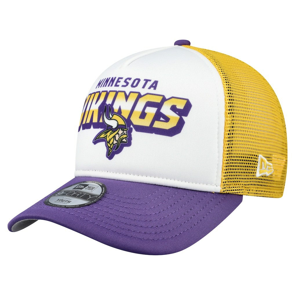 Minnesota Vikings New Era Youth Streak 9FORTY A-Frame Adjustable Hat