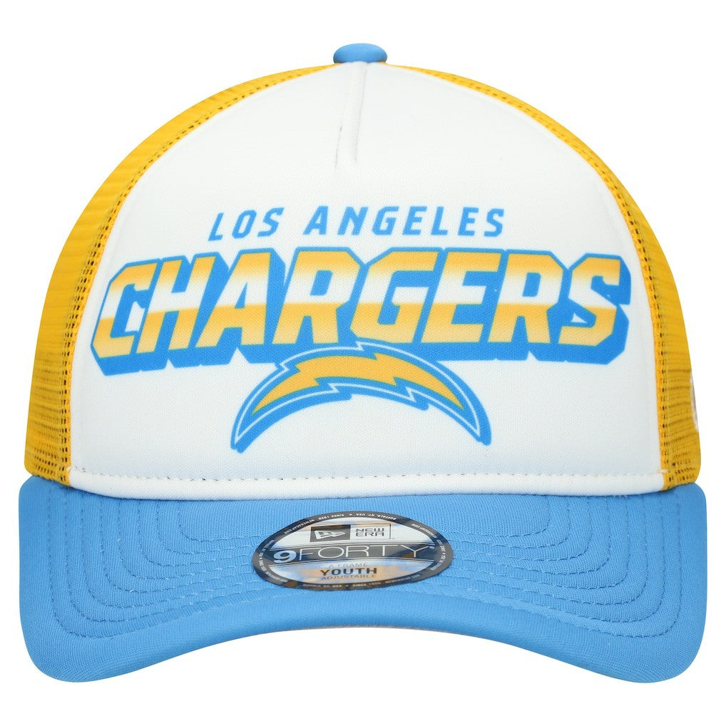 Los Angeles Chargers New Era Youth Streak 9FORTY A-Frame Adjustable Hat