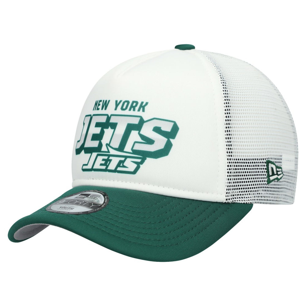 New York Jets New Era Youth Streak 9FORTY A-Frame Adjustable Hat