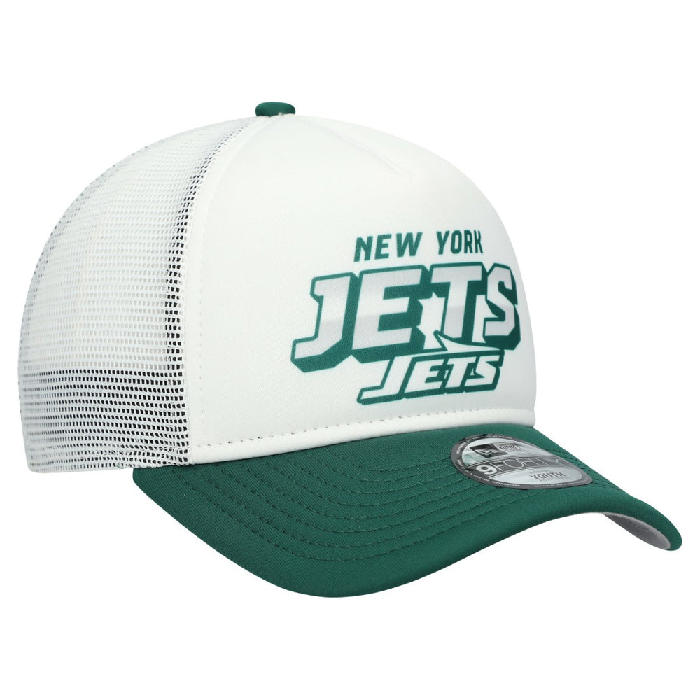 New York Jets New Era Youth Streak 9FORTY A-Frame Adjustable Hat