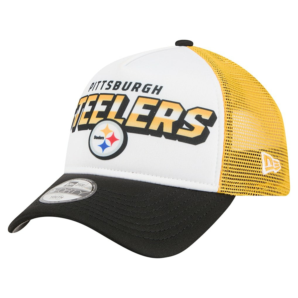 Pittsburgh Steelers New Era Youth Streak 9FORTY A-Frame Adjustable Hat