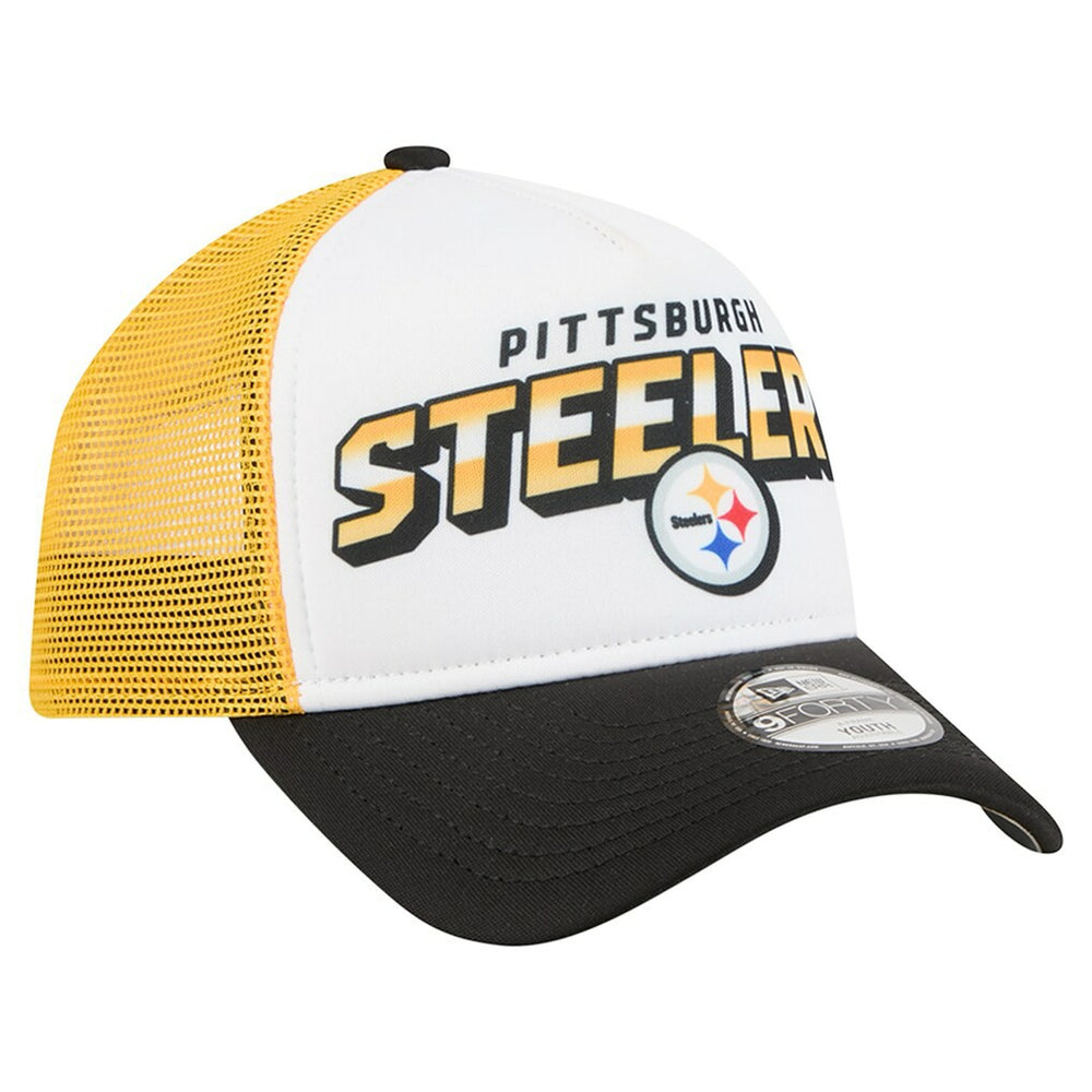 Pittsburgh Steelers New Era Youth Streak 9FORTY A-Frame Adjustable Hat