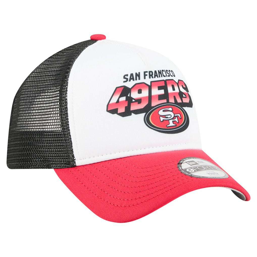 San Francisco 49ers New Era Youth Streak 9FORTY A-Frame Adjustable Hat