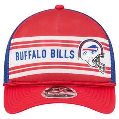 Buffalo Bills New Era Linear A-Frame 9FORTY Adjustable Hat