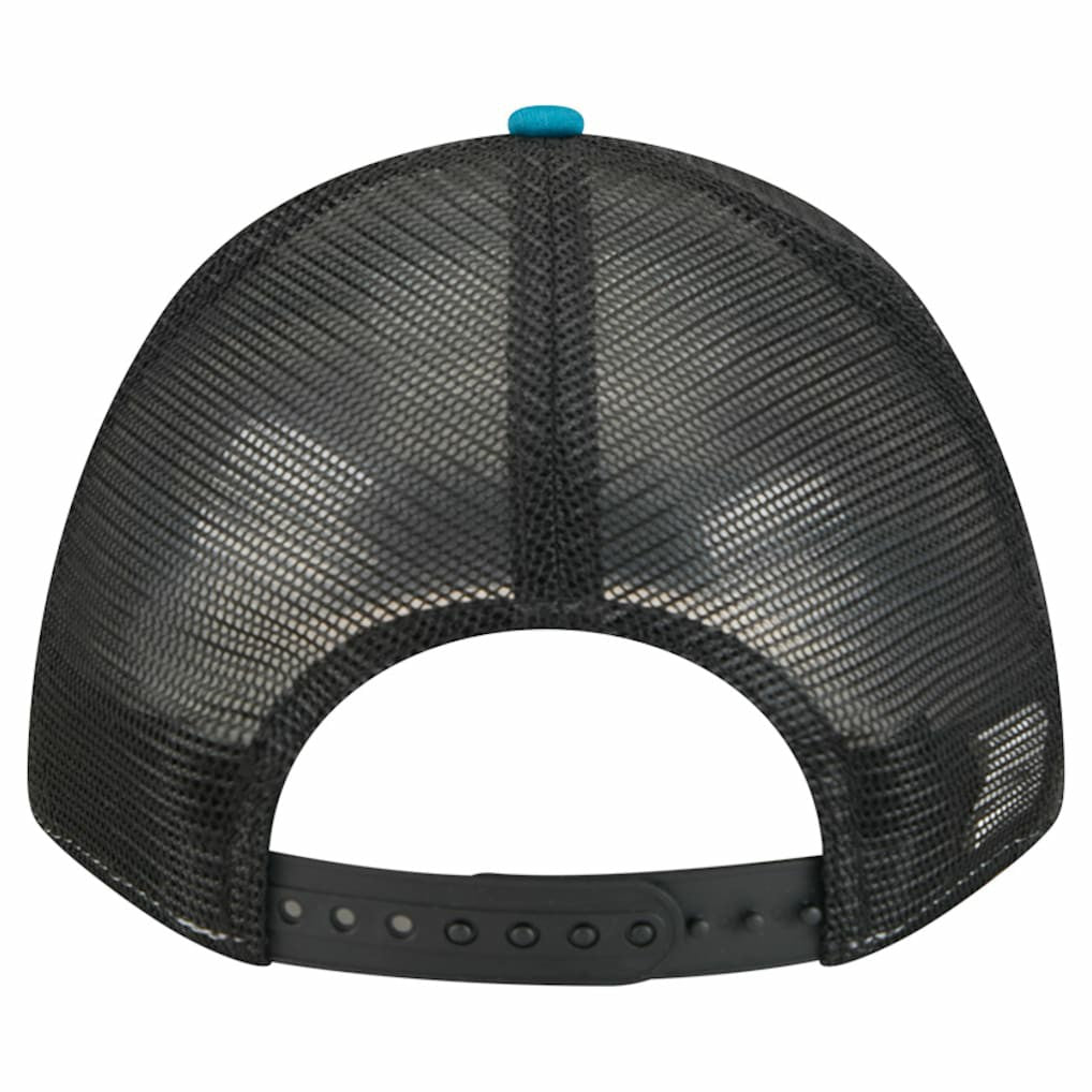 Jacksonville Jaguars New Era Throwback Linear A-Frame 9FORTY Adjustable Hat
