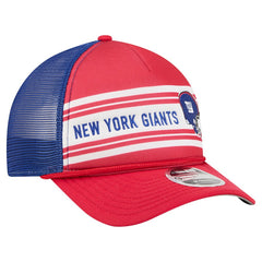 New York Giants New Era Linear A-Frame 9FORTY Adjustable Hat