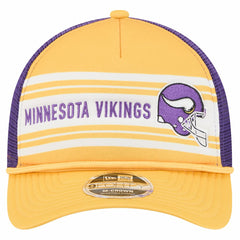 Minnesota Vikings New Era Linear A-Frame 9FORTY Adjustable Hat