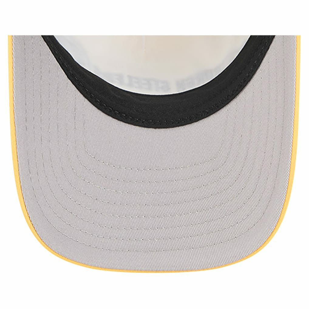 Pittsburgh Steelers New Era Linear A-Frame 9FORTY Adjustable Hat