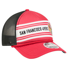 San Francisco 49ers New Era Linear A-Frame 9FORTY Adjustable Hat