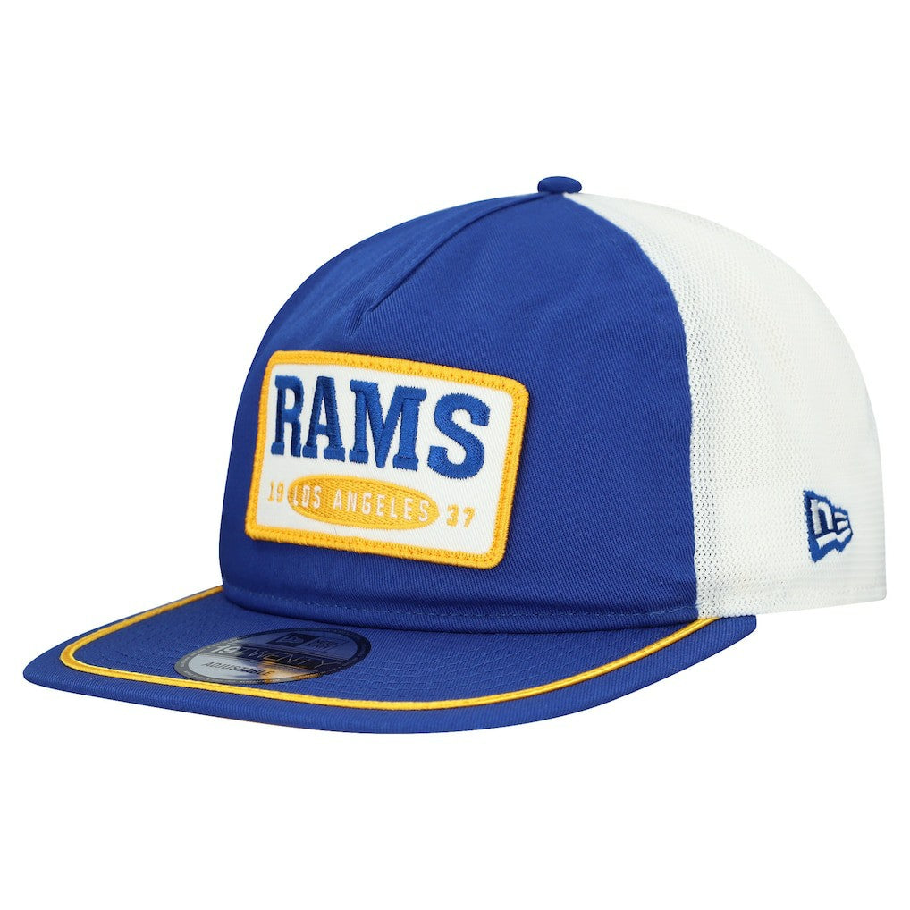 Los Angeles Rams New Era Patch 19TWENTY Adjustable Hat