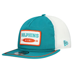 Miami Dolphins New Era Patch 19TWENTY Adjustable Hat