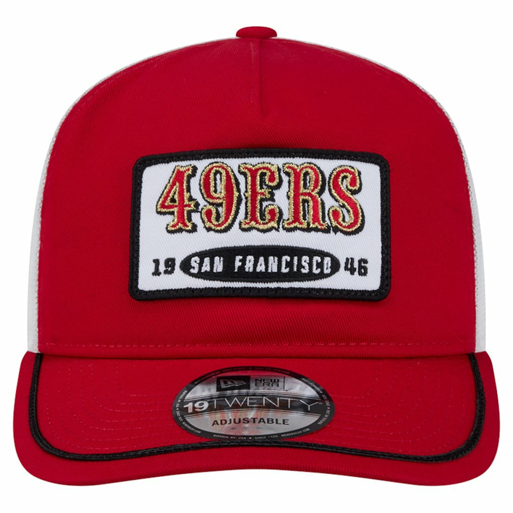 San Francisco 49ers New Era Patch 19TWENTY Adjustable Hat