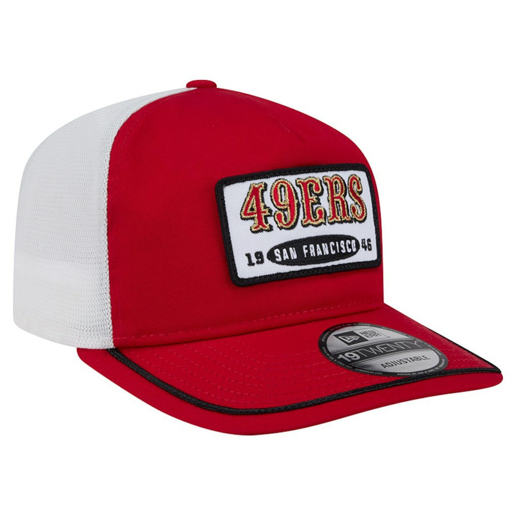 San Francisco 49ers New Era Patch 19TWENTY Adjustable Hat