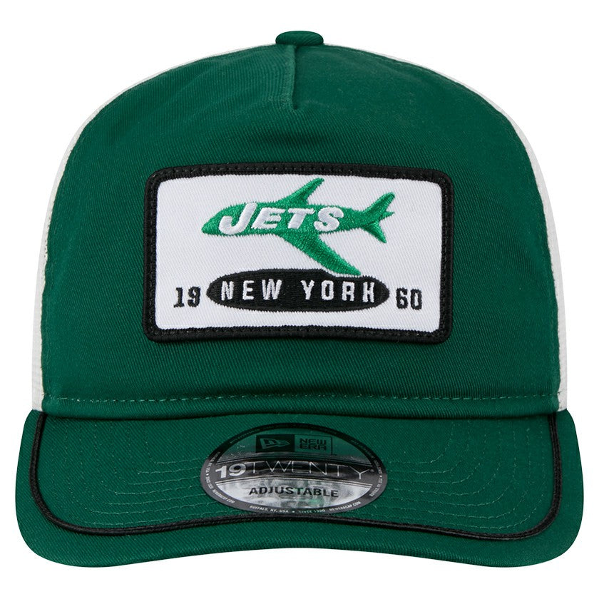 New York Jets New Era Patch 19TWENTY Adjustable Hat