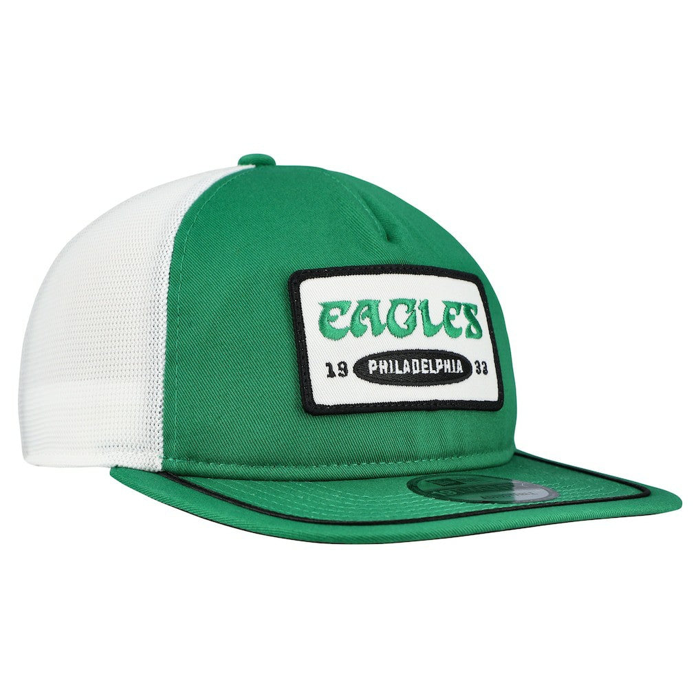Philadelphia Eagles New Era Patch 19TWENTY Adjustable Hat