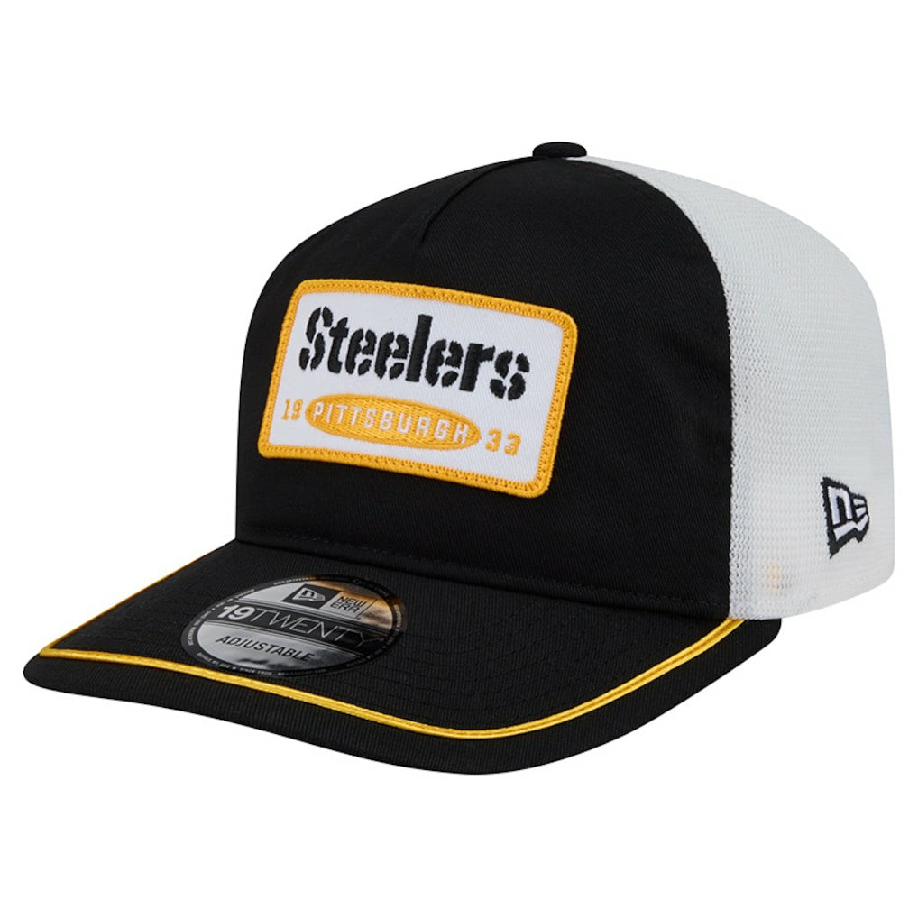 Pittsburgh Steelers New Era Patch 19TWENTY Adjustable Hat