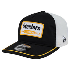 Pittsburgh Steelers New Era Patch 19TWENTY Adjustable Hat