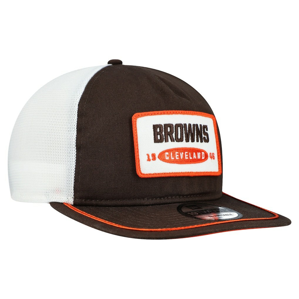 Cleveland Browns New Era Patch 19TWENTY Adjustable Hat