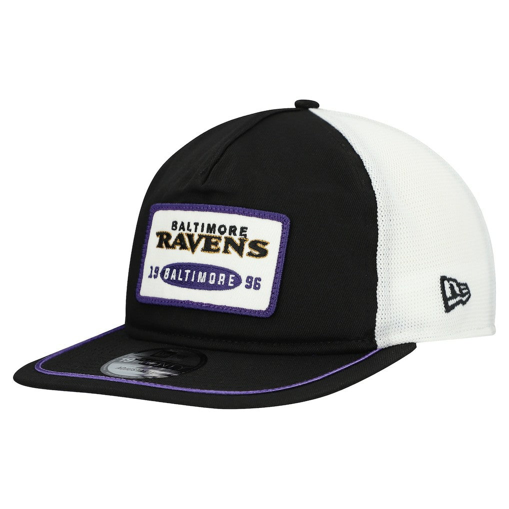 Baltimore Ravens New Era Patch 19TWENTY Adjustable Hat