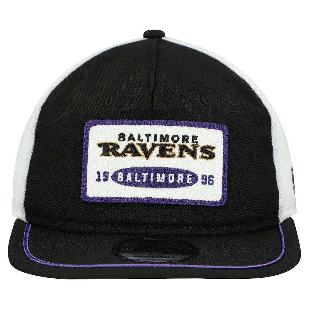 Baltimore Ravens New Era Patch 19TWENTY Adjustable Hat