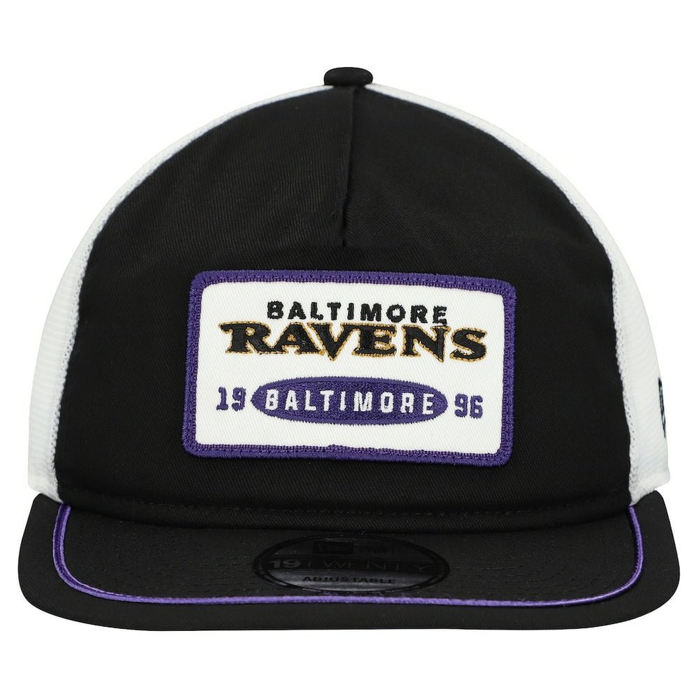 Baltimore Ravens New Era Patch 19TWENTY Adjustable Hat