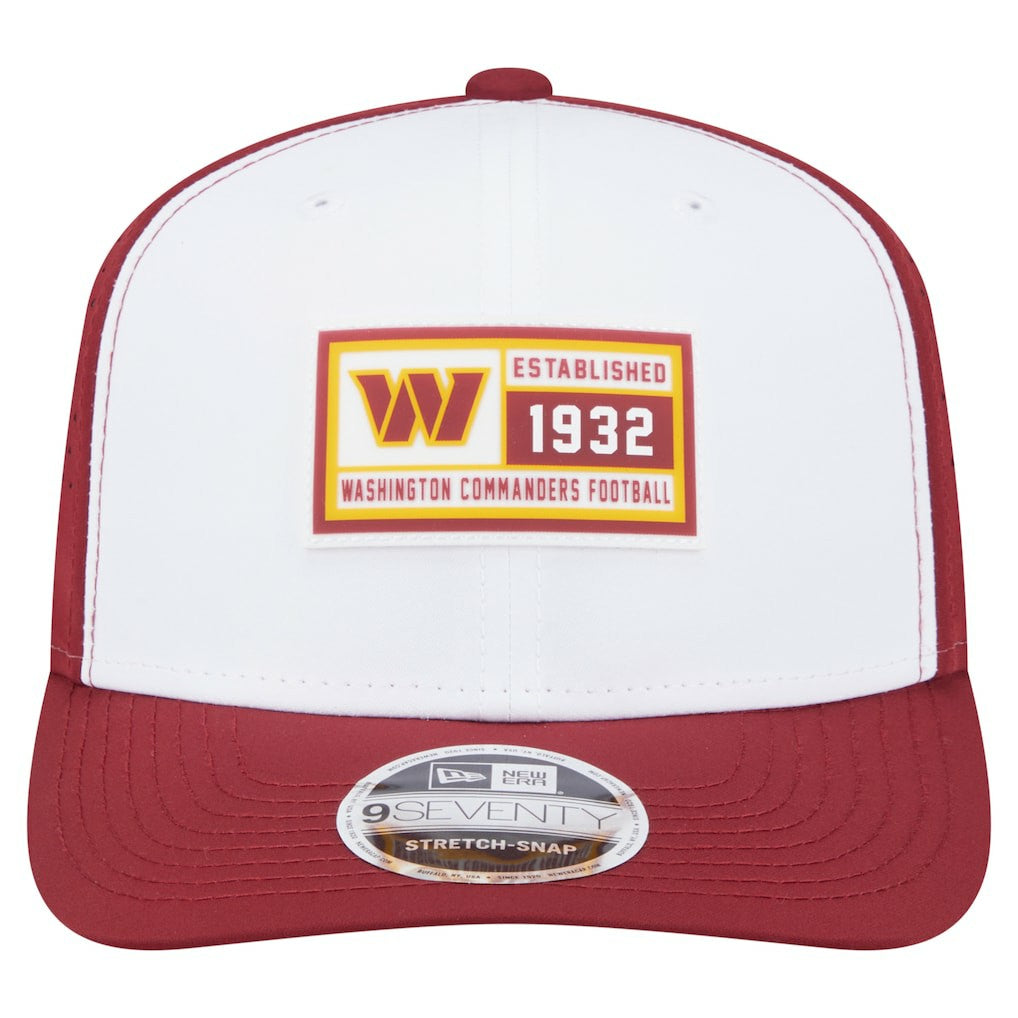 Washington Commanders New Era Established Patch 9SEVENTY Adjustable Hat