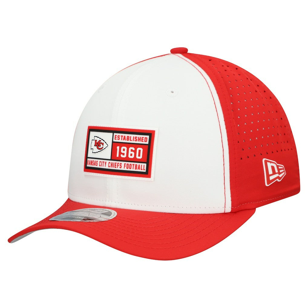 Kansas City Chiefs New Era Established Patch 9SEVENTY Adjustable Hat