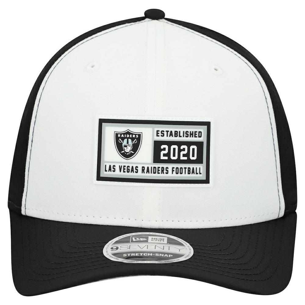 Las Vegas Raiders New Era Established Patch 9SEVENTY Adjustable Hat