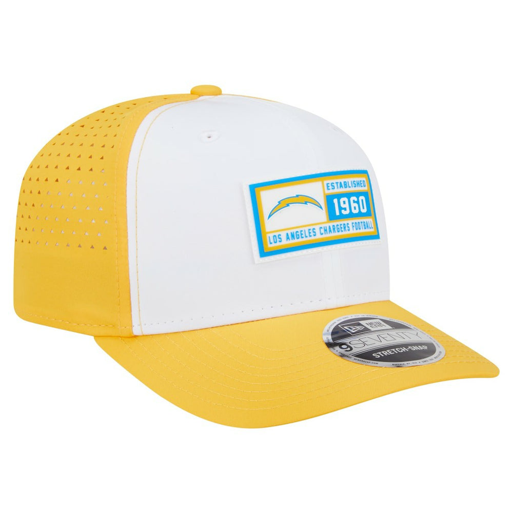 Los Angeles Chargers New Era Established Patch 9SEVENTY Adjustable Hat