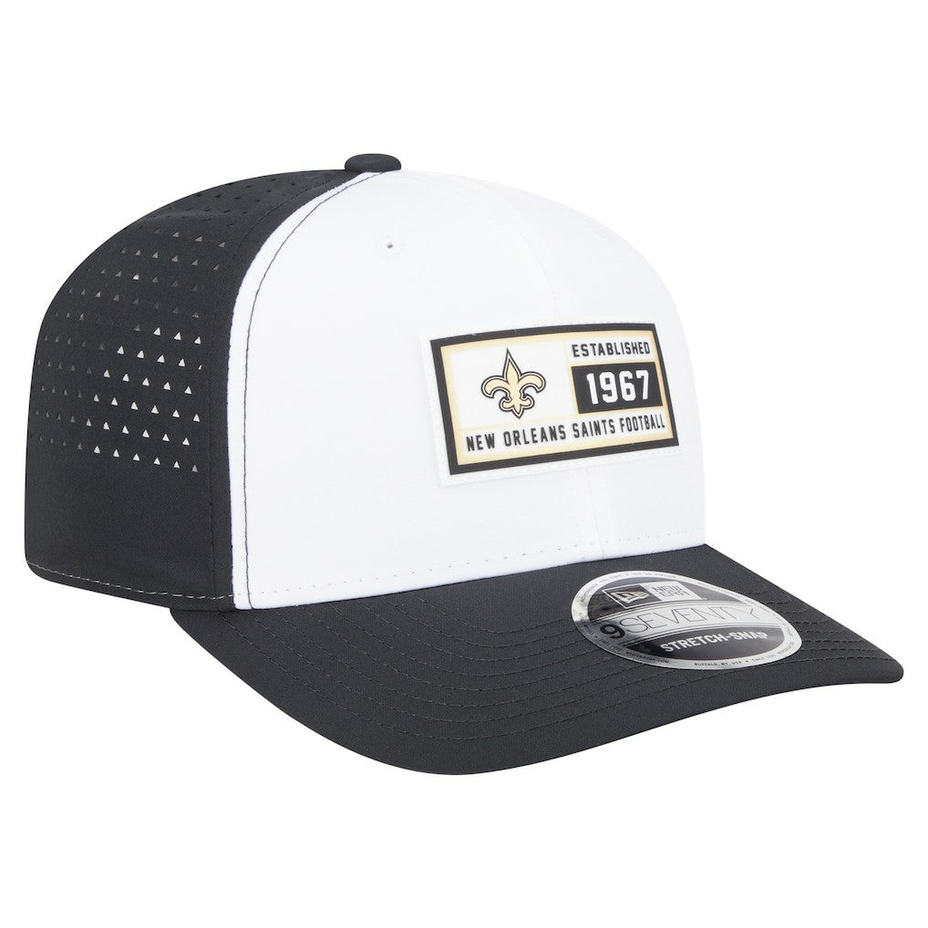 New Orleans Saints New Era Established Patch 9SEVENTY Adjustable Hat