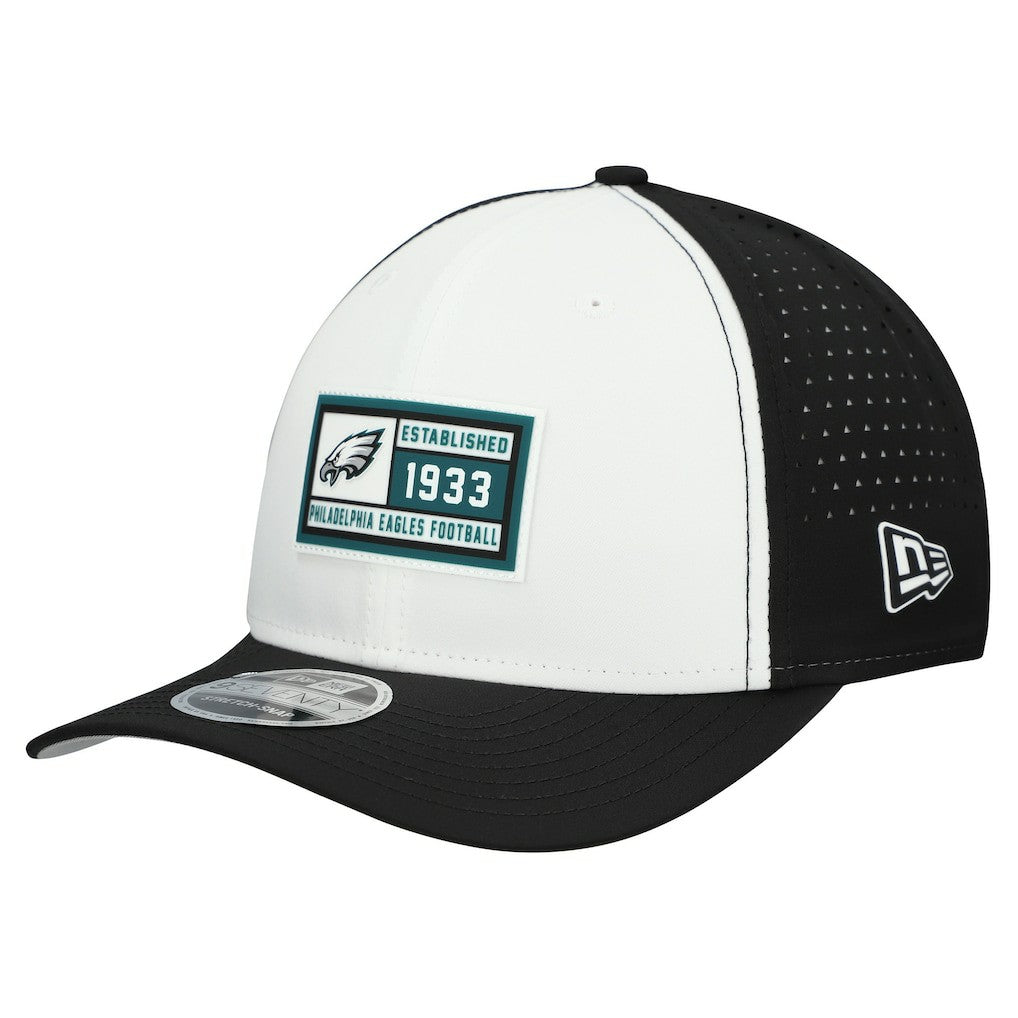 Philadelphia Eagles New Era Established Patch 9SEVENTY Adjustable Hat