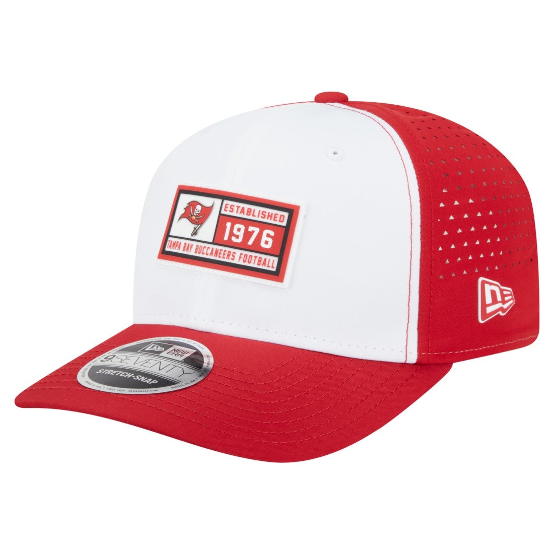 Tampa Bay Buccaneers New Era Established Patch 9SEVENTY Adjustable Hat