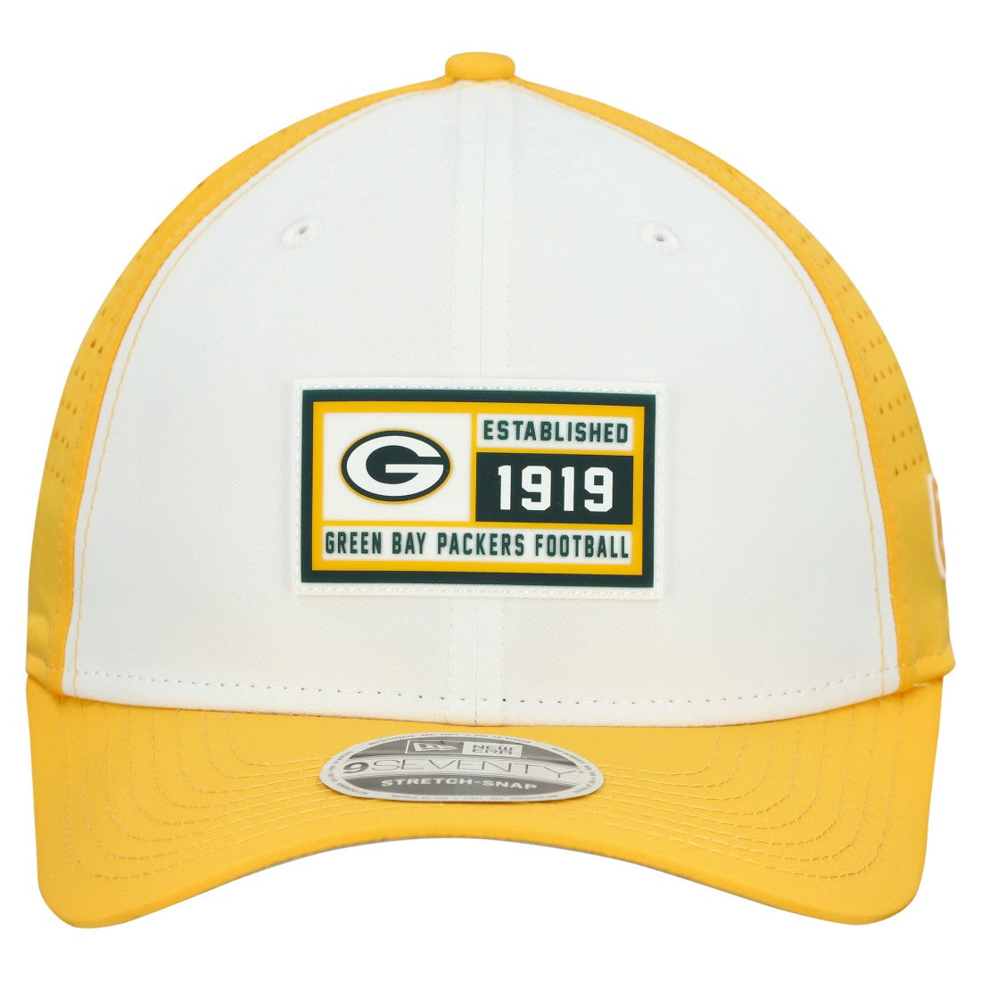 Green Bay Packers New Era Established Patch 9SEVENTY Adjustable Hat