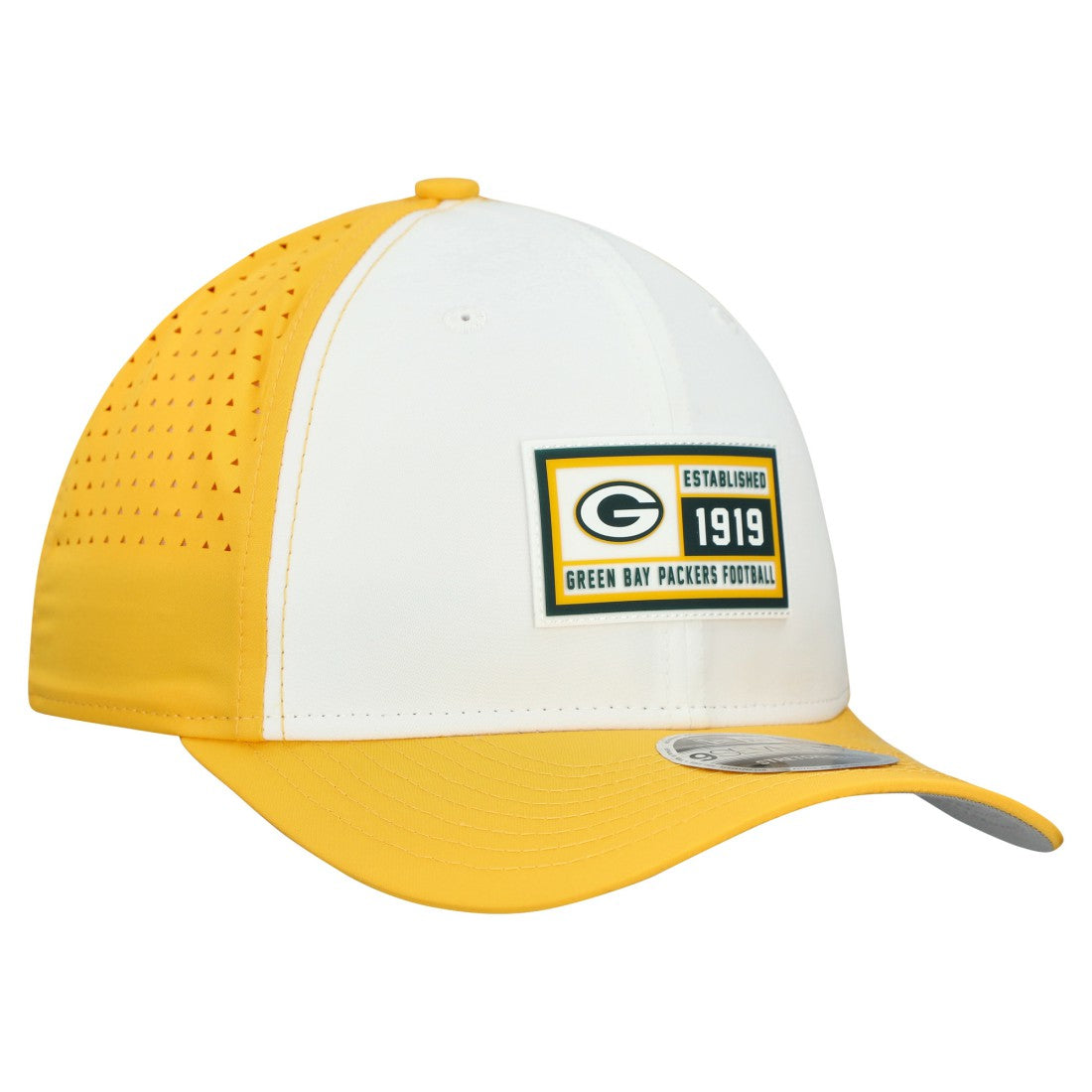 Green Bay Packers New Era Established Patch 9SEVENTY Adjustable Hat