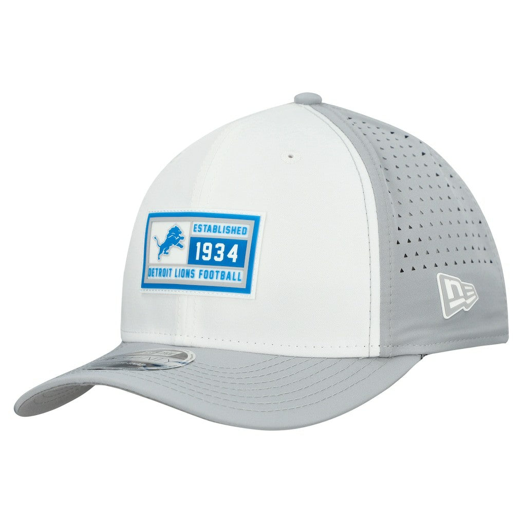 Detroit Lions New Era Established Patch 9SEVENTY Adjustable Hat