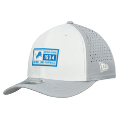 Detroit Lions New Era Established Patch 9SEVENTY Adjustable Hat