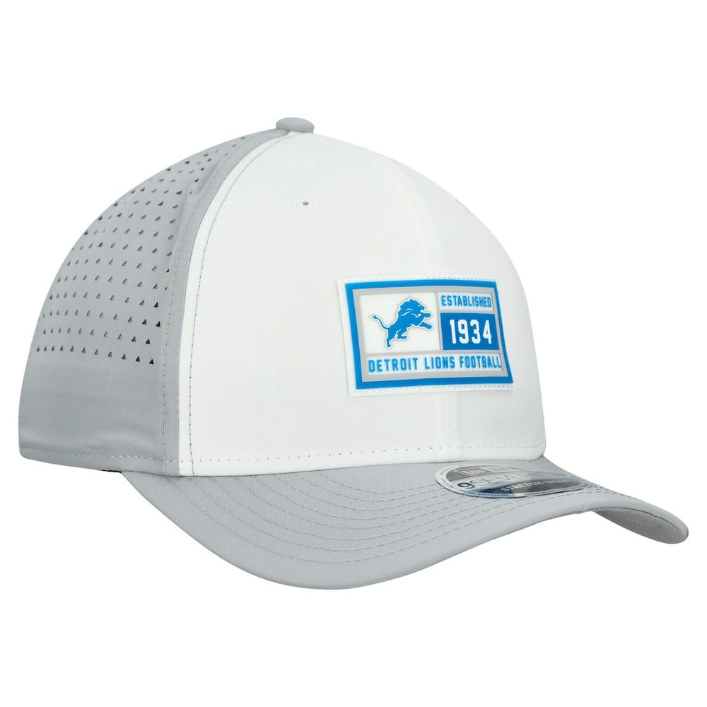Detroit Lions New Era Established Patch 9SEVENTY Adjustable Hat