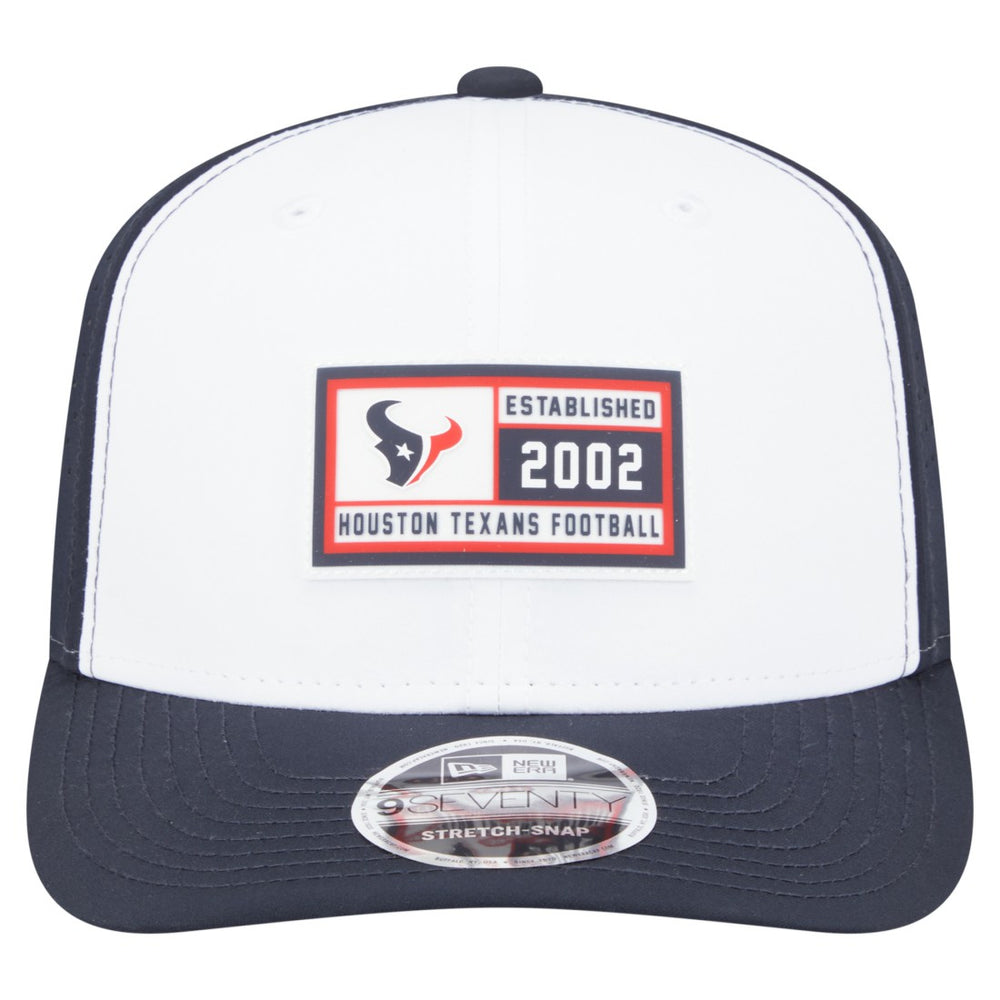 Houston Texans New Era Established Patch 9SEVENTY Adjustable Hat