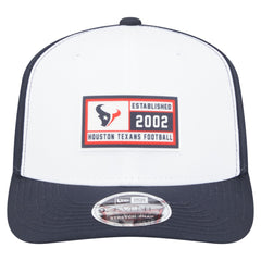 Houston Texans New Era Established Patch 9SEVENTY Adjustable Hat