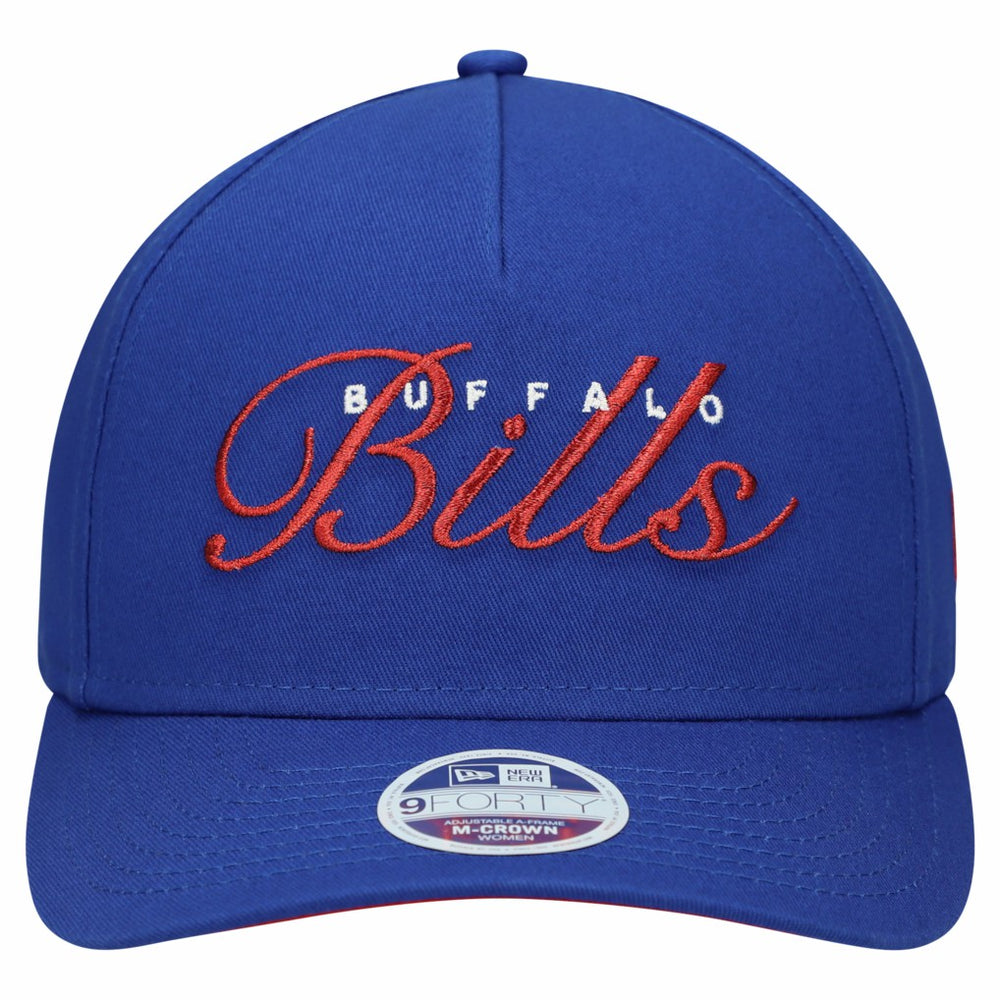 Buffalo Bills New Era Women's Metallic 9FORTY M-Crown A-Frame Adjustable Hat