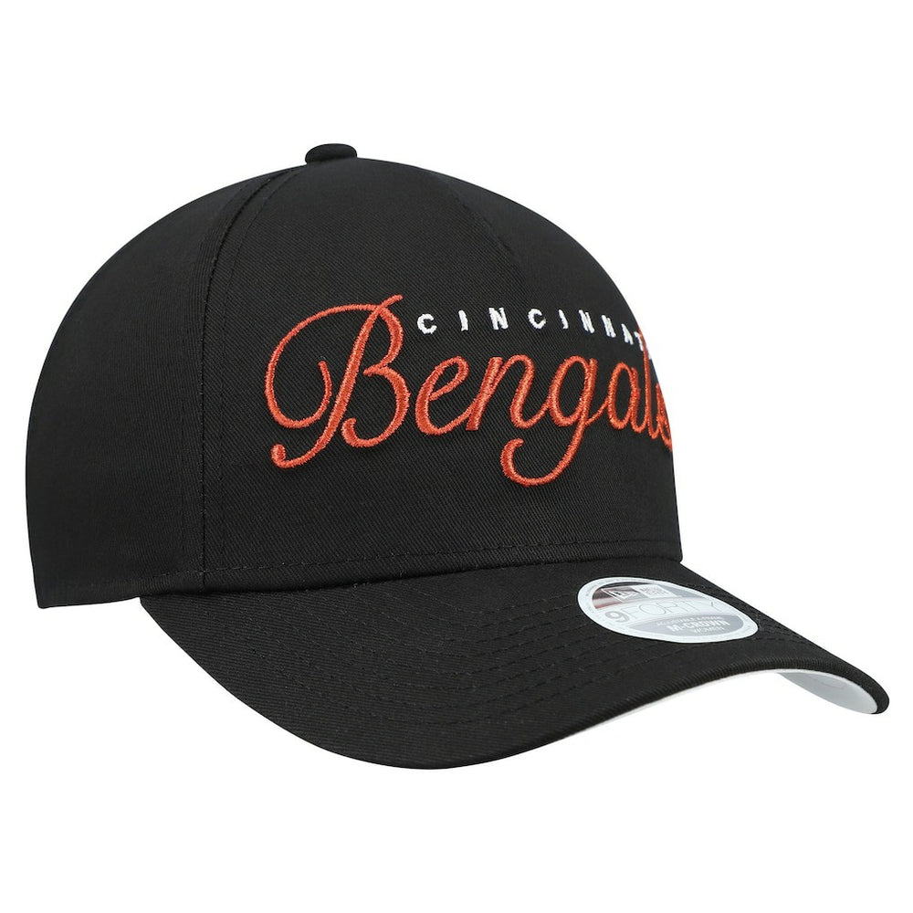 Cincinnati Bengals New Era Women's Metallic 9FORTY M-Crown A-Frame Adjustable Hat